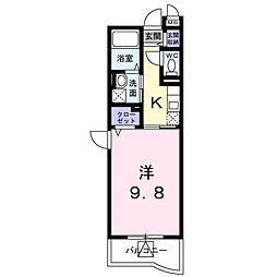 エテルノC 1Kの間取図画像