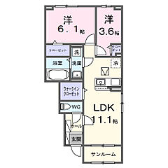 物件の間取り