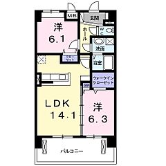 物件の間取り