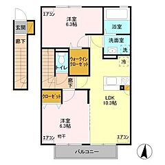 物件の間取り