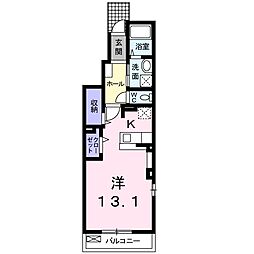 エイトワンすがわB ワンルームの間取図画像
