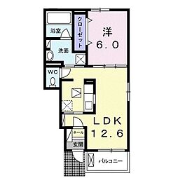 間取図画像 1LDK