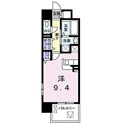 ワイズエスト ワンルームの間取図画像