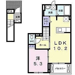 ユングランス1 1LDKの間取図画像