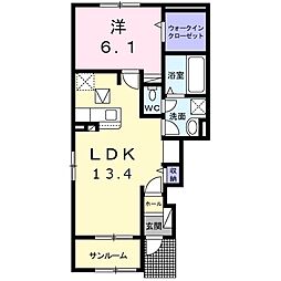 間取図画像 1LDK