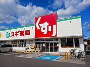 【ドラッグストア】スギ薬局 上植野店まで550ｍ
