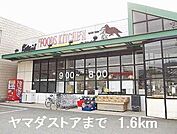 【スーパー】ヤマダストアまで1600ｍ