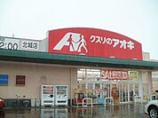【ドラッグストア】クスリのアオキ北城店まで550ｍ