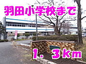 【小学校】羽田小学校まで1300ｍ