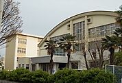 【中学校】今治市立日吉中学校まで1100ｍ