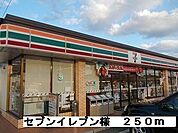 【コンビニエンスストア】セブンイレブン様まで250ｍ