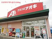 【ドラッグストア】クスリのアオキまで1300ｍ