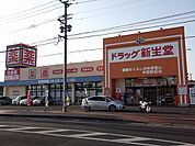 【ドラッグストア】ドラッグ新生堂まで150ｍ