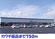 【ドラッグストア】カワチ薬品まで750ｍ