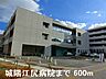 周辺：【総合病院】城陽江尻病院まで600ｍ