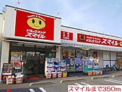 【ドラッグストア】スマイルまで350ｍ