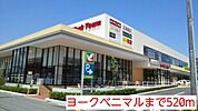 【スーパー】ヨークベニマルまで520ｍ