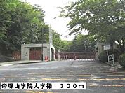 【大学】帝塚山学院大学様まで300ｍ