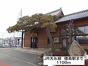 【駅】大糸線　穂高駅まで1100ｍ