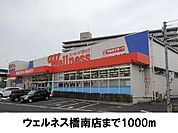 【ドラッグストア】ウエルネス橋南店まで1000ｍ