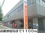 【郵便局】郵便局まで1100ｍ