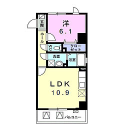 グラン・カーサ 1LDKの間取図画像