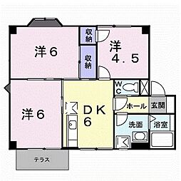間取図画像 3DK