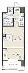 OrchidResidence上呉服 1LDKの間取図画像