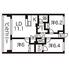 物件の間取り