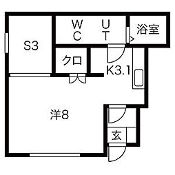 間取図画像 1SK