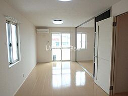 コーポ森 201 2階1LDKのリビング/ダイニング