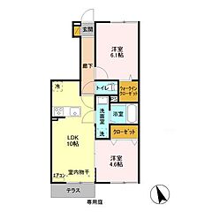 物件の間取り