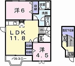 センチュリー21E 2LDKの間取図画像