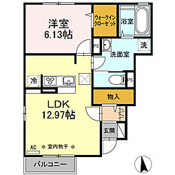 間取図画像 1LDK