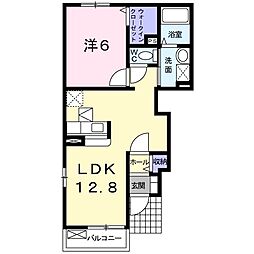 マーベラスA 1LDKの間取図画像