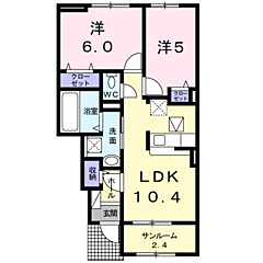 物件の間取り