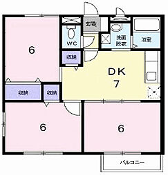 エスポワール317 3DKの間取図画像