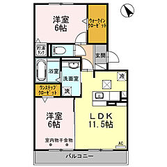 物件の間取り