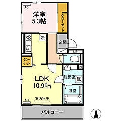 物件の間取り