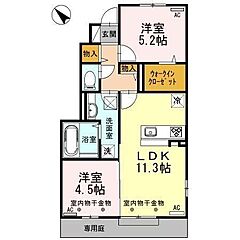 物件の間取り