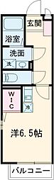 ソレイユ寿 ワンルームの間取図画像