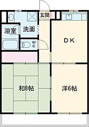 間取図画像 2DK