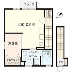 間取図画像 1LDK