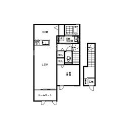 間取図画像 1LDK