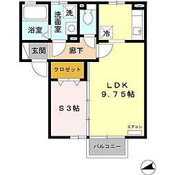 ステラ本郷 1LDKの間取図画像