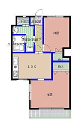 間取図画像 2DK