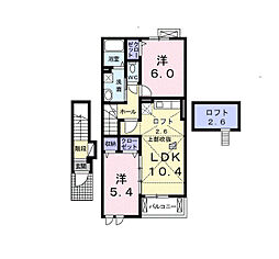 T.T.M.2 2LDKの間取図画像