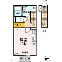 鏡石駅 5.4万円