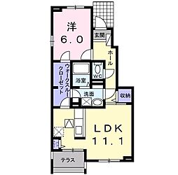 間取図画像 1LDK