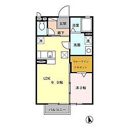 間取図画像 1LDK